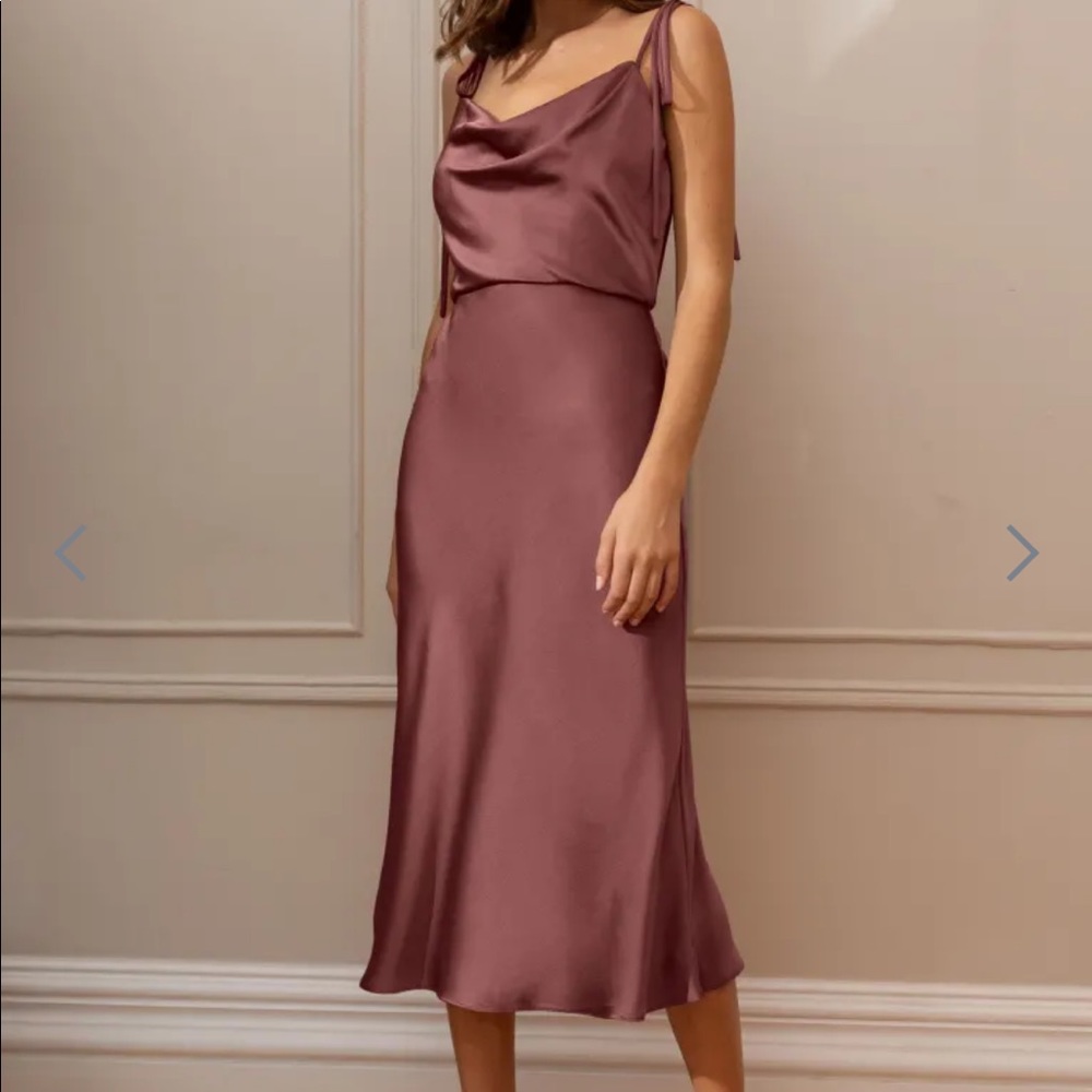 Jenny Yoo Kat Dress - Cinnamon Rose